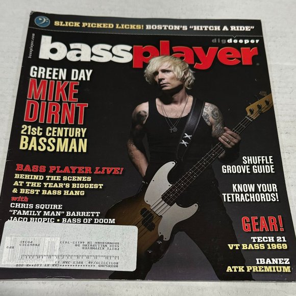 Bass Player Other - Bass Player Magazine - Mike Dirnt of Green Day - January 2013